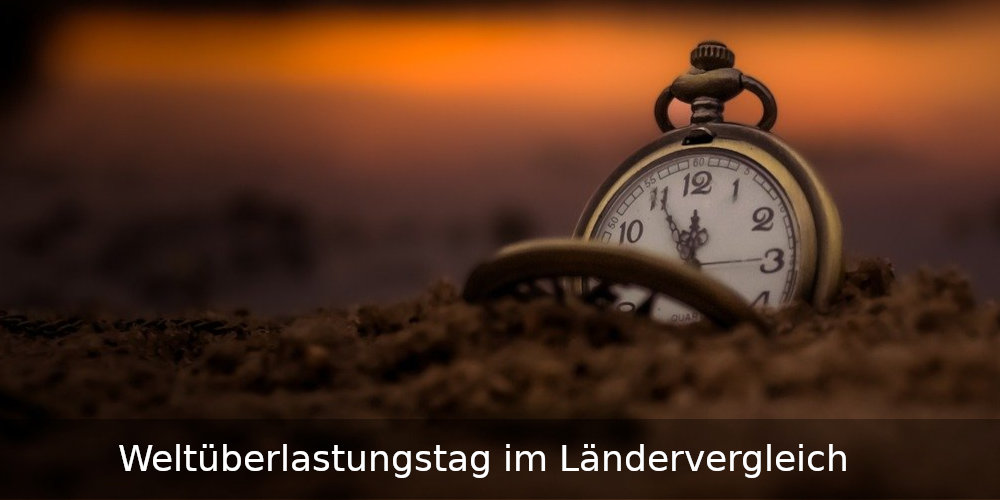 Ländervergleich ökologischer Fußabdruck – seit dieser Woche zerstören wir unsere Lebensgrundlage