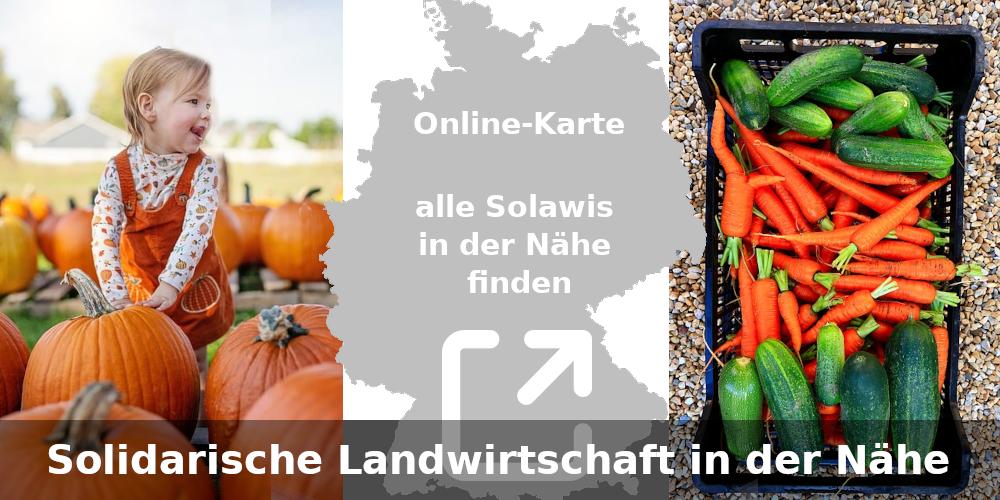 Solawi in der Nähe finden: Karte mit Solawis in Deutschland