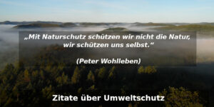 Sprüche und Zitate zum Thema Umweltschutz