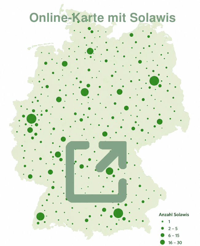 Online-Karte mit Solwais in Deutschland - finde eine Solawi in deiner Nähe!